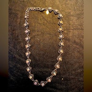 Silpado Flower Necklace With Adjustable Chain Length